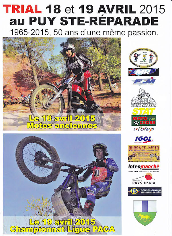 Trial du Puy Ste Réparade 2015