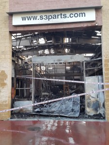 Incendie chez S3 parts
